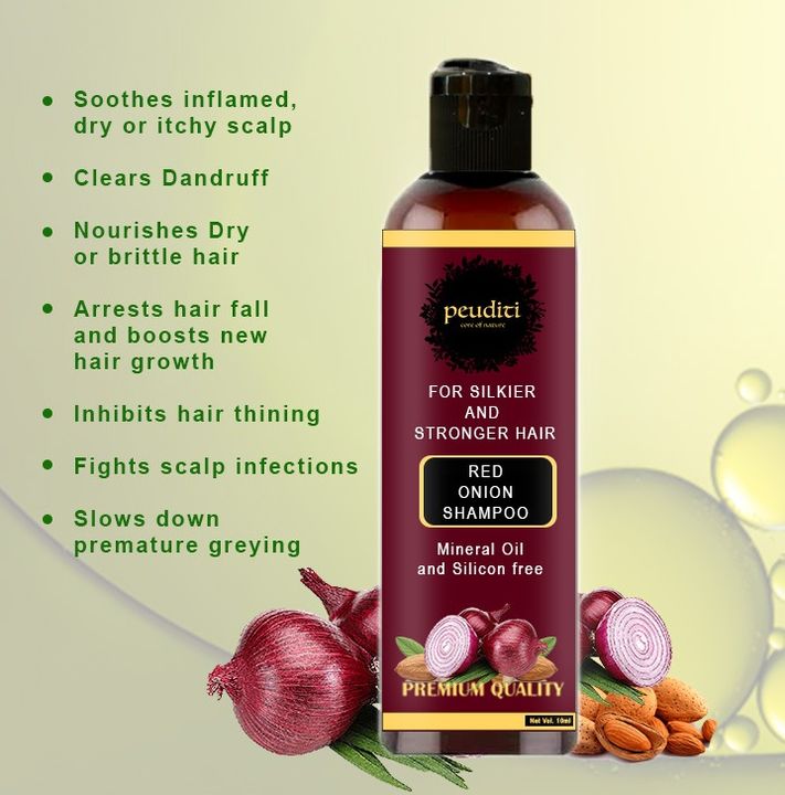 Red onion shampoo uploaded by Peuditi Care on 10/27/2021