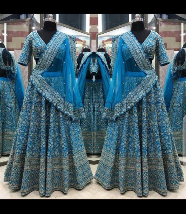 New heavy lehnga uploaded by business on 10/27/2021