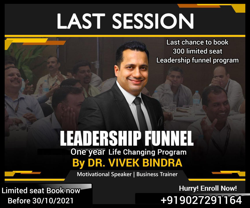 Leadership funnel program uploaded by business on 10/27/2021