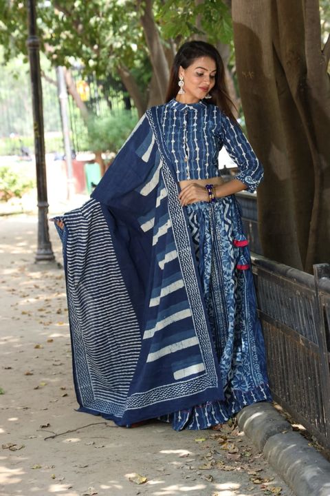 Cotton skirt, top with dupatta  uploaded by business on 10/27/2021
