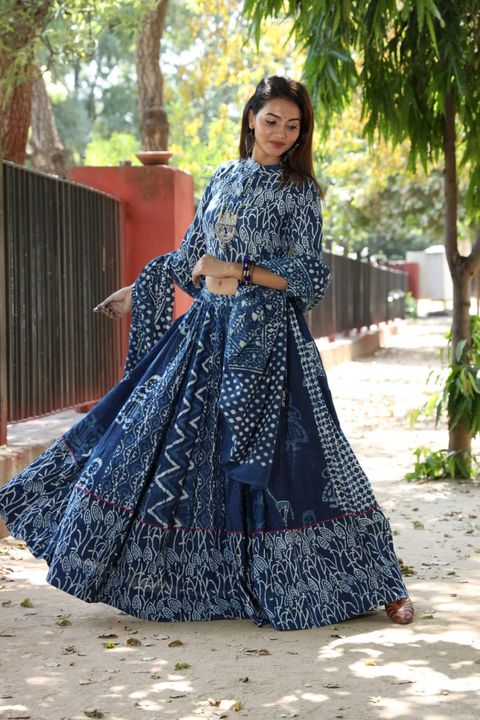 Cotton skirt, top with dupatta  uploaded by business on 10/27/2021