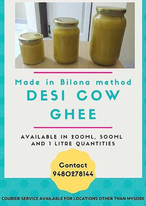Desi Cow ghee. Made in bilona method uploaded by Home made protein powder on 9/18/2020