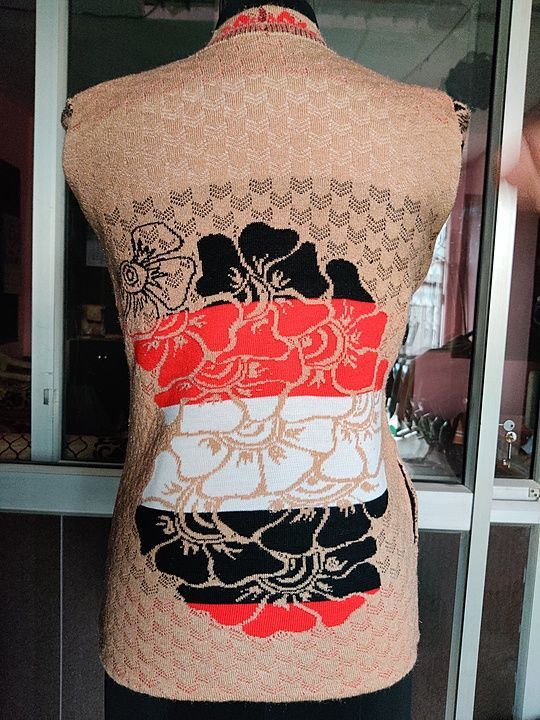 Full sleeves women cardigan rainbow uploaded by Ghumani knit fab on 6/4/2020