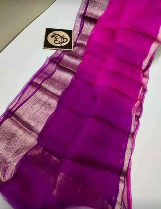Organza sarees uploaded by business on 10/28/2021