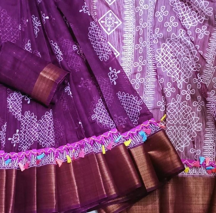 Soft cotton saree uploaded by business on 10/28/2021