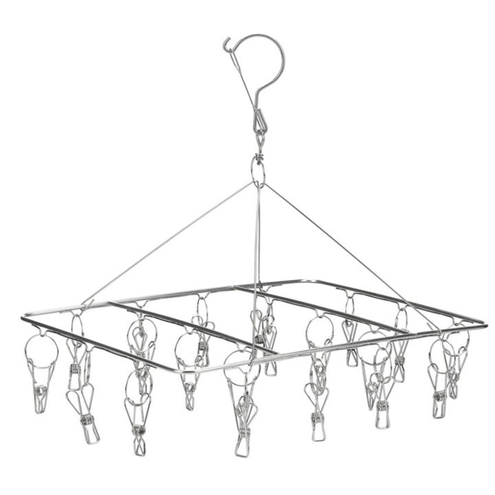 Stainless Steel Square Drying Rack with 20 Clips

 uploaded by Wholestock on 10/28/2021