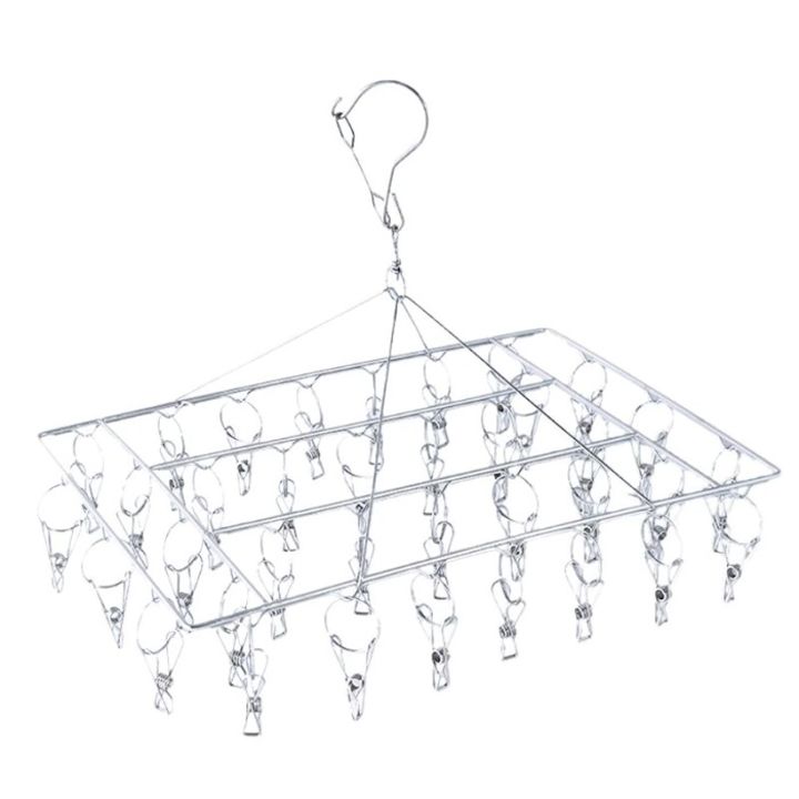 Stainless Steel Square Drying Rack with 40 Clips

 uploaded by business on 10/28/2021