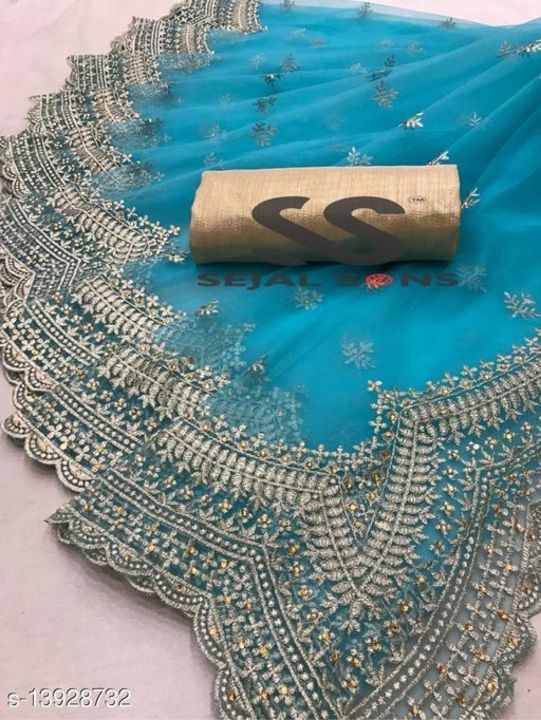 Catalog Name:*Abhisarika Fashionable Sarees*
Saree Fabric: Net
Blouse: Product Dependent
Blouse Fabr uploaded by business on 10/28/2021