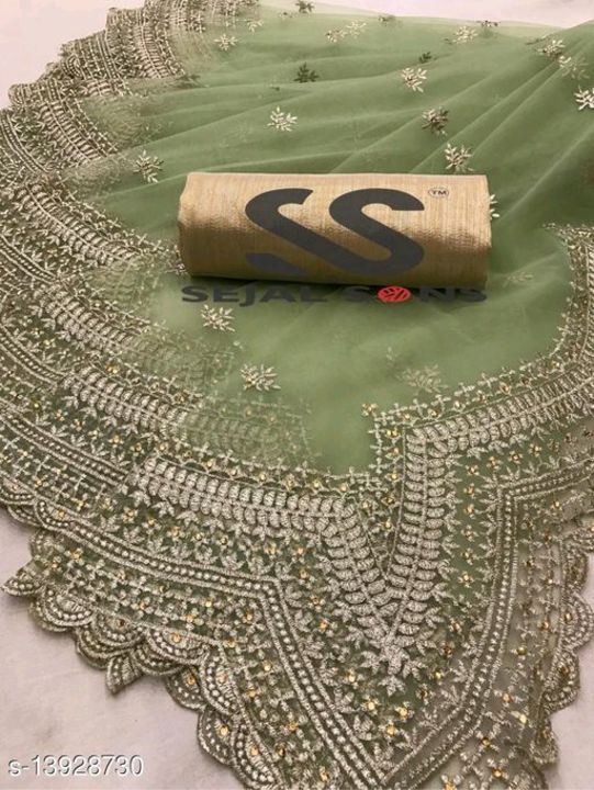 Catalog Name:*Abhisarika Fashionable Sarees*
Saree Fabric: Net
Blouse: Product Dependent
Blouse Fabr uploaded by Woman's clothes on 10/28/2021