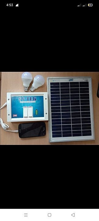 Solar home light system uploaded by business on 9/18/2020