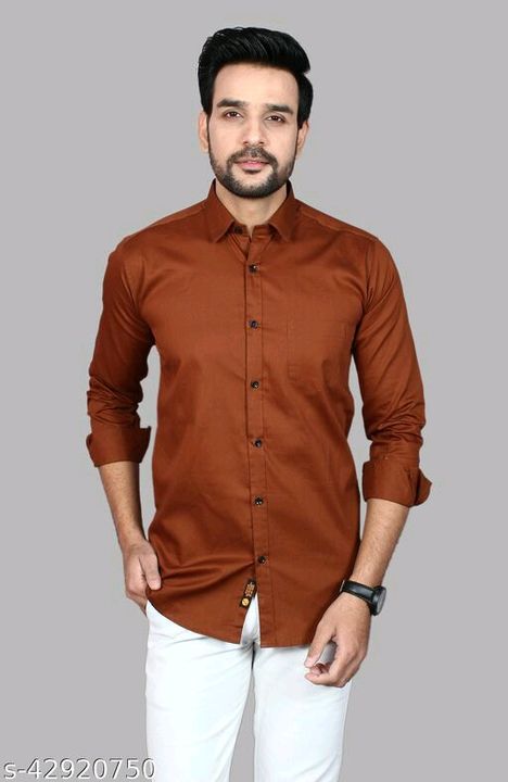 Arham International  Men's Premium Cotton Casual Full Sleeve Shirt  uploaded by business on 10/29/2021