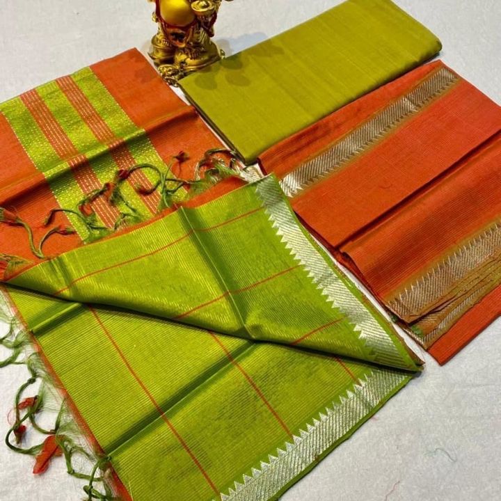Mangalagiri Silk dress material  uploaded by L & S GOODS CO on 10/29/2021