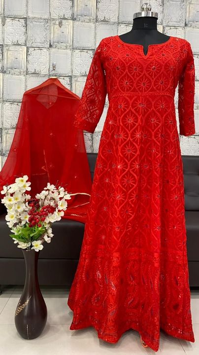 Embroidered kurti uploaded by DzireCollections on 10/29/2021