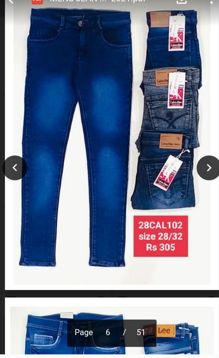 Jeans uploaded by Wholeseller on 10/29/2021