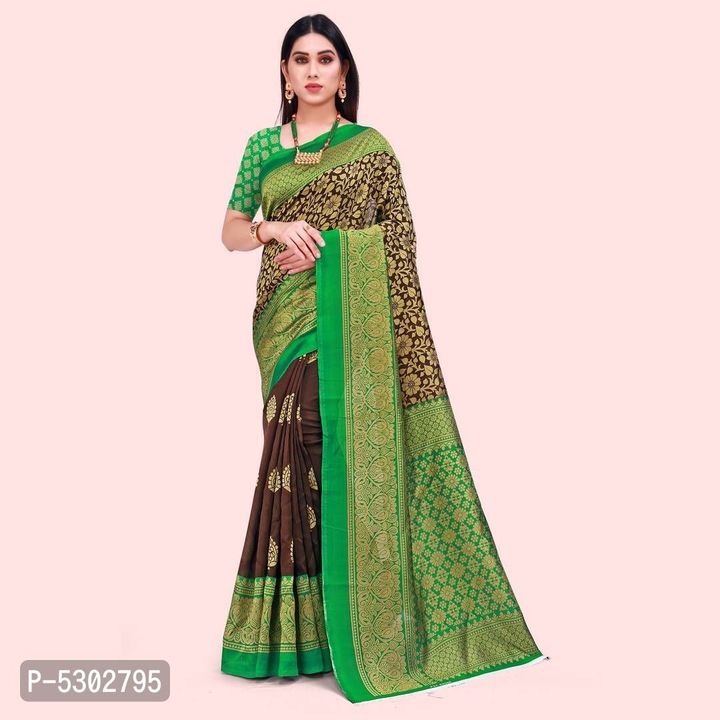 Lichi Printed Party & Festive Wear Saree With Blouse uploaded by business on 10/29/2021