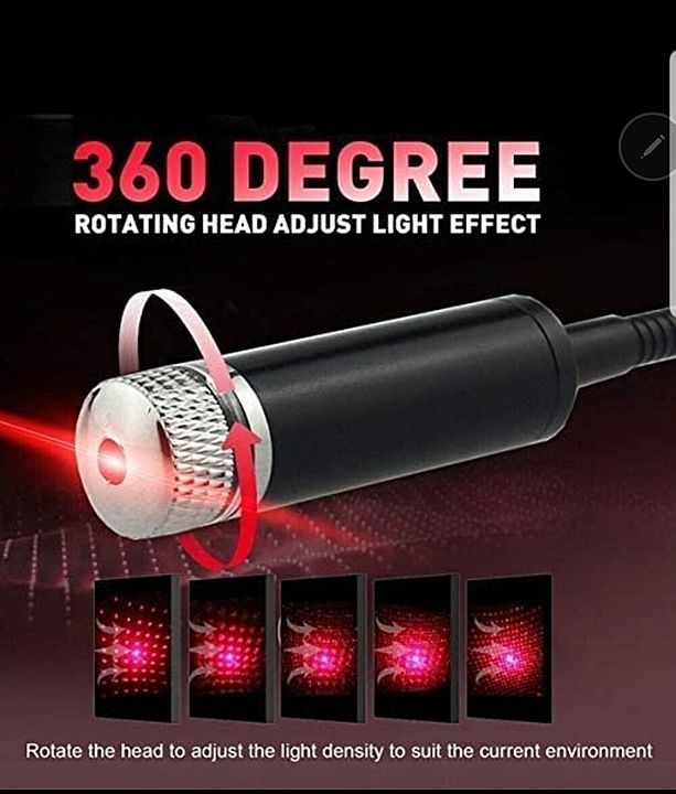 Usb laser red  light with 360° Rotation  uploaded by business on 9/18/2020