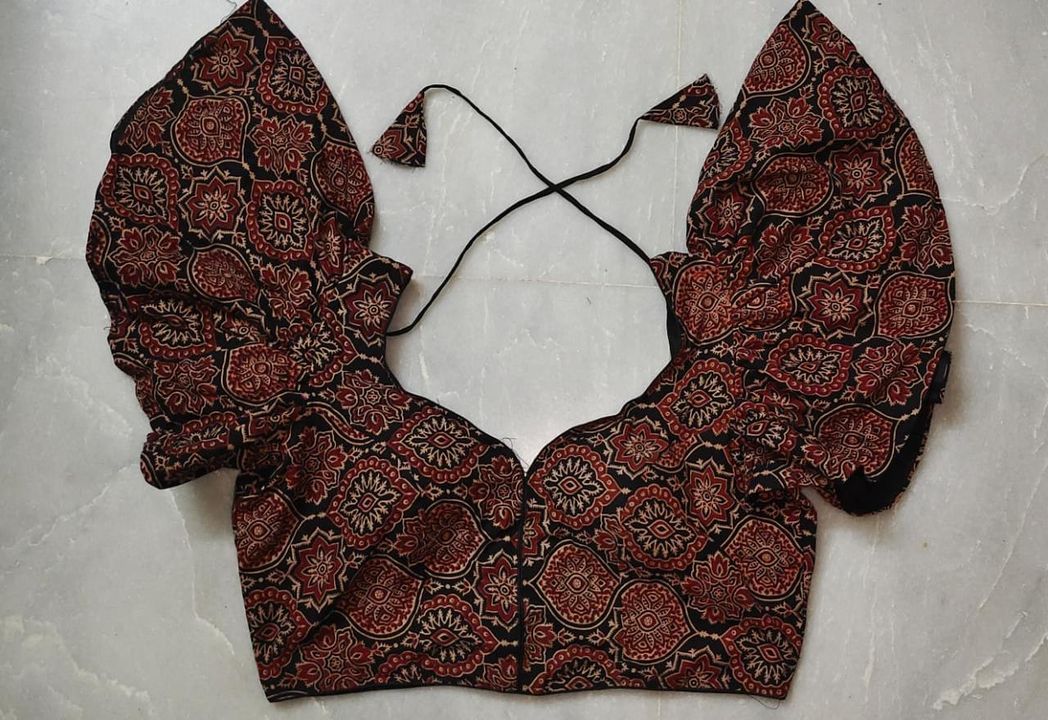 Ajrakh Butterfly Boutique Blouse wholesale uploaded by Bananicraft Textiles on 10/29/2021