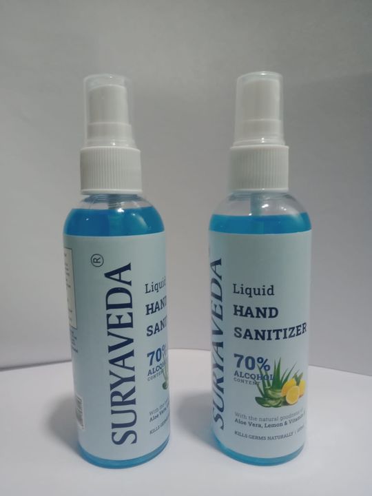 Suryaveda Liquid Hand Sanitizer Spray uploaded by Suryaveda Cosmeceuticals Pvt. Ltd. on 10/29/2021