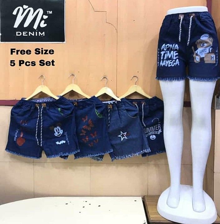 Denim shorts uploaded by business on 9/18/2020