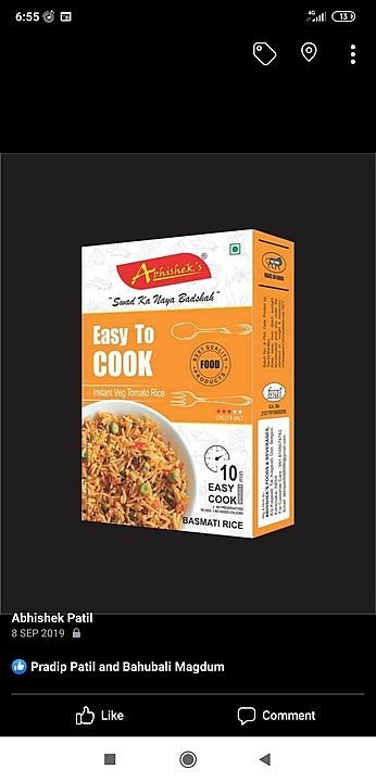 Tomato rice uploaded by Abhisheks foods and beverages on 9/18/2020