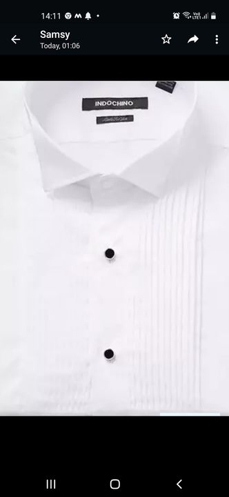 Post image I want 1 Pieces of White poplin pleated shirt, required as it is same.
Chat with me only if you offer COD.
Below is the sample image of what I want.