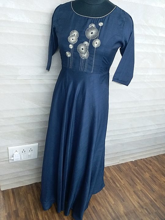 Product image with price: Rs. 499, ID: party-wear-kurti-gown-wholesale-price-499-4ecfd83a