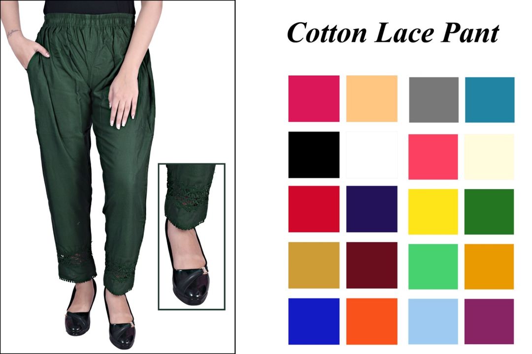 Reyon cotton lace pant uploaded by business on 10/30/2021
