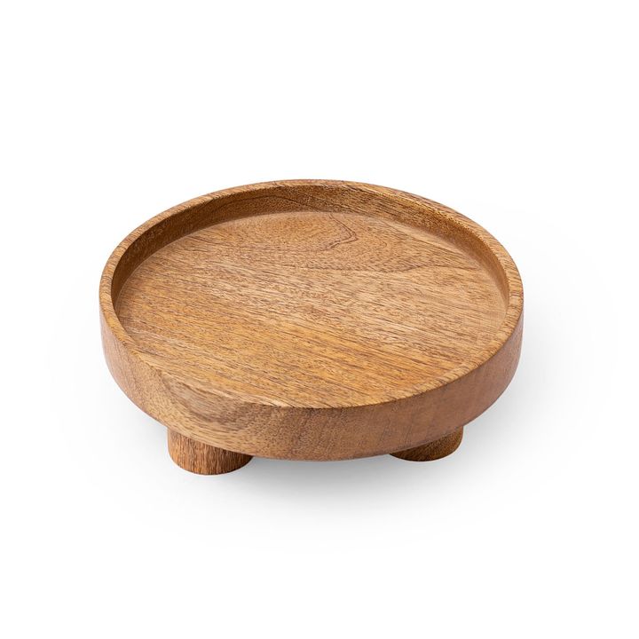 Mango Wood 3 Leg Platter, 7.25 x 7.25 x 2.5 Inch, Brown uploaded by business on 10/30/2021