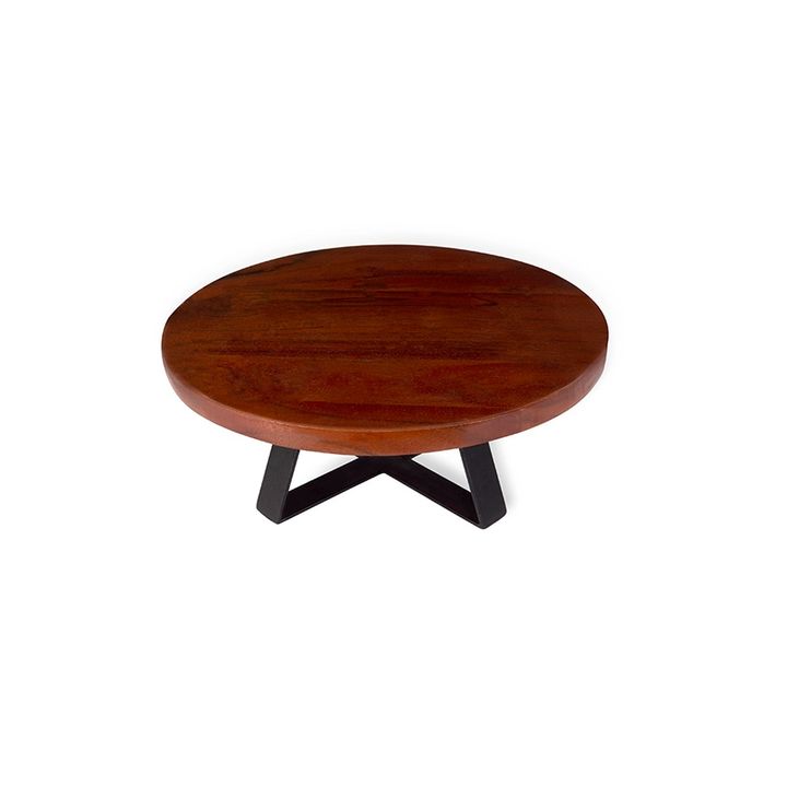 Wooden Cake Stand With Metal Base, 12 Inch uploaded by Desicraftz on 10/30/2021