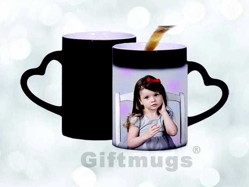 Customized Magic Mug with heart handle uploaded by RealGifts on 9/18/2020