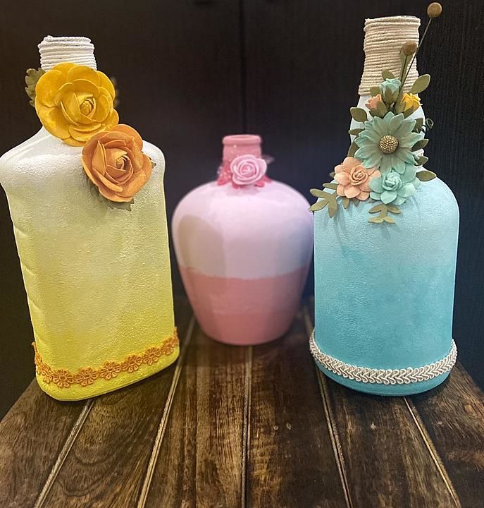 Crafted Bottles uploaded by Sruthi Craftstore on 9/18/2020