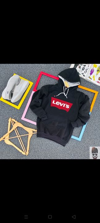 Post image 🌎🌎🌎
Levi’s
Hoodies
Fleece stuff
Kangaroo pockets
Black and white🖤🤍
Size- M L XL XXL
Price- *449* Free Shipping fix* only
       *Best in Quality*❤️
🌎🌎🌎