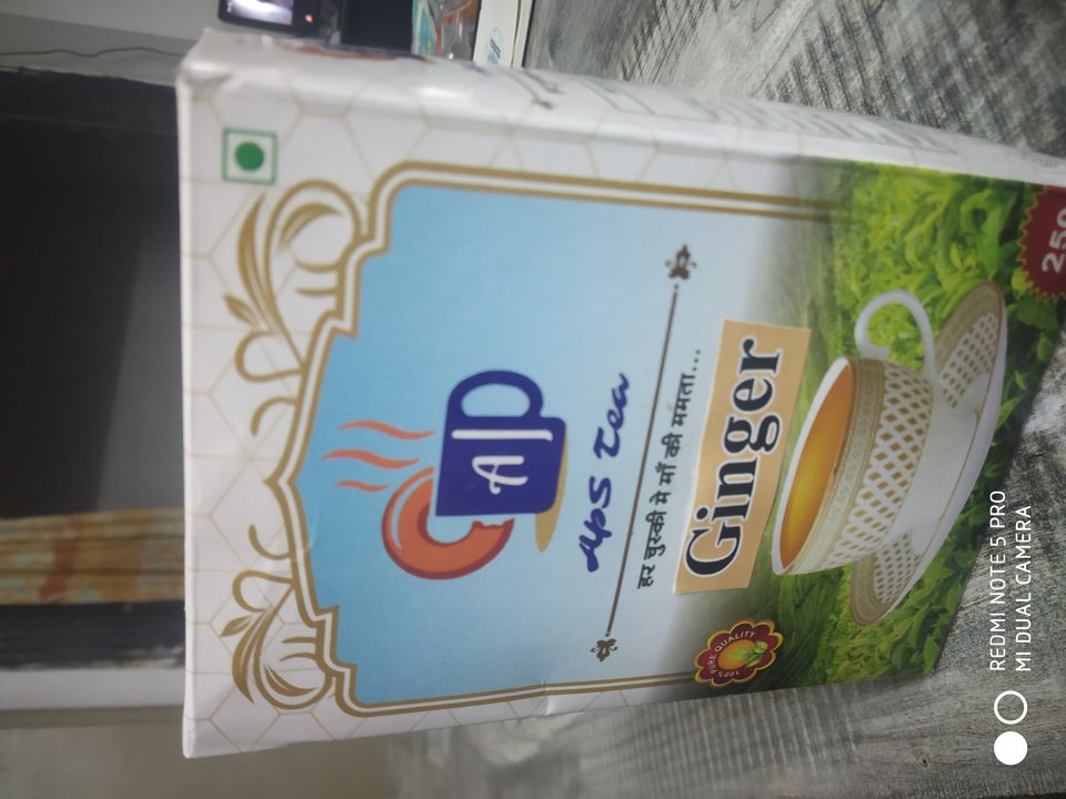 Post image Aps tea is available in falovour tea , chocolate, ginger, elaichi and masala ... packing size 250gm