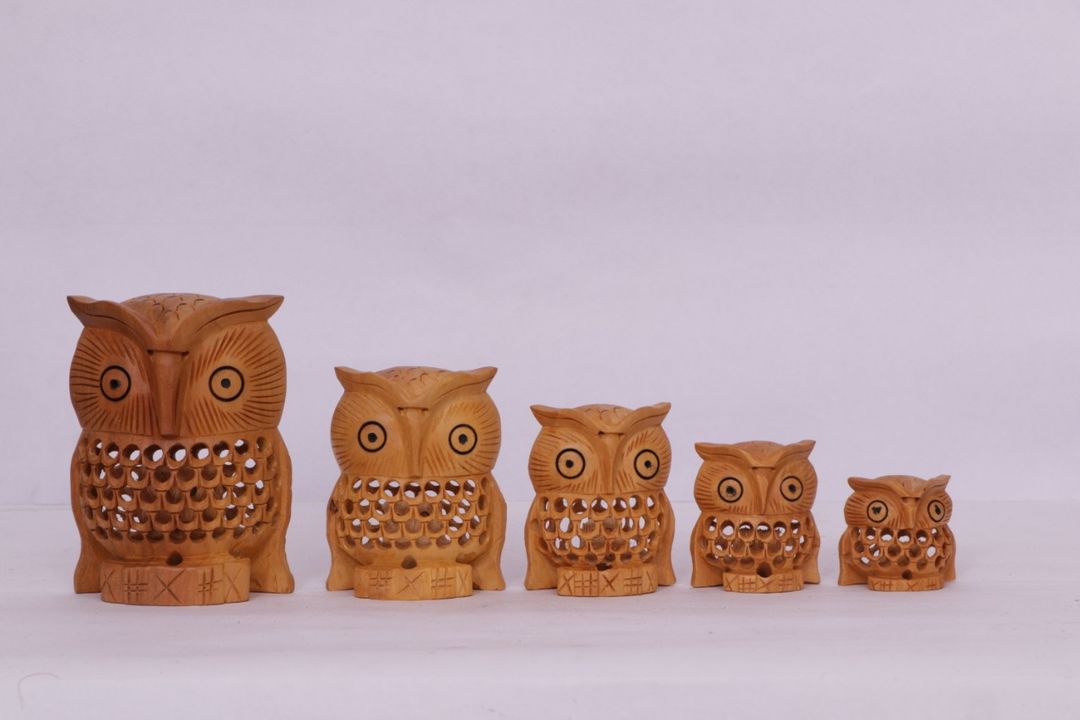 Wooden owl set  uploaded by Dev craft on 10/31/2021