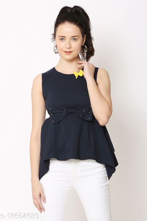 Stylish attractive sleeveless top uploaded by business on 10/31/2021