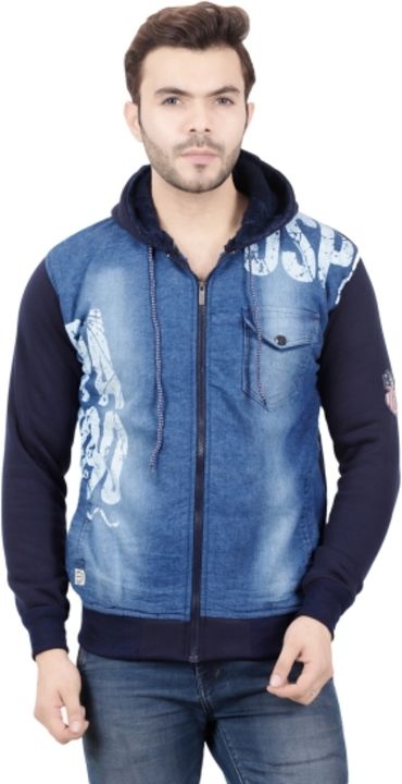 Full Sleeve Printed Washed Men Denim Jacket uploaded by Popnaa's Fashion on 11/1/2021