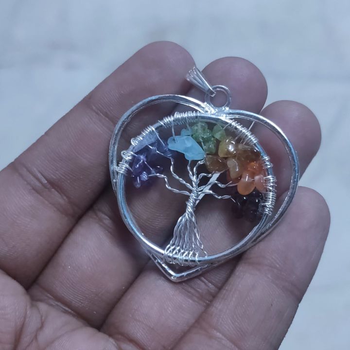 Agate stone tree pendant uploaded by business on 11/1/2021