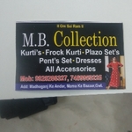 Business logo of M.B collection