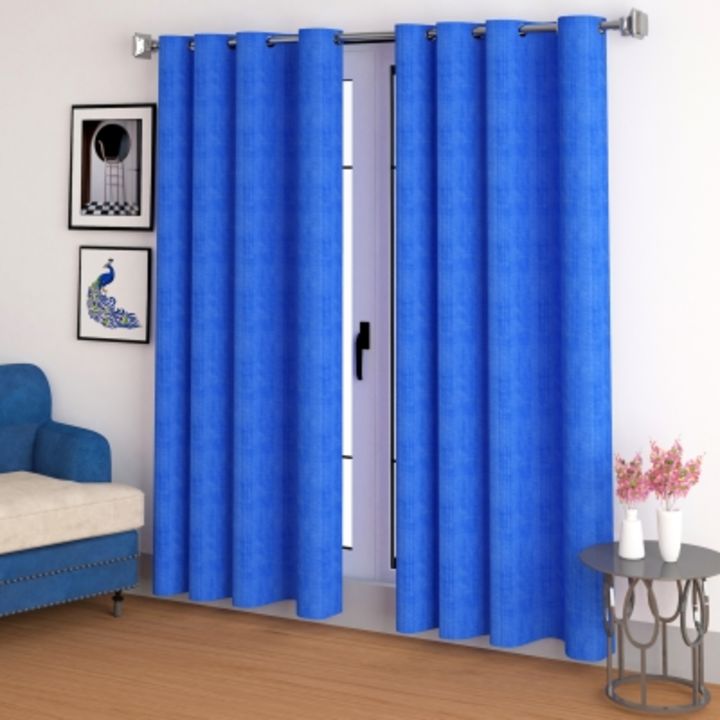 *INDIA 213 cm (7 ft) Net Door Curtain (Pack Of 2)/

Color: Blue, Off White, White

Designed For: Doo uploaded by SN creations on 11/1/2021