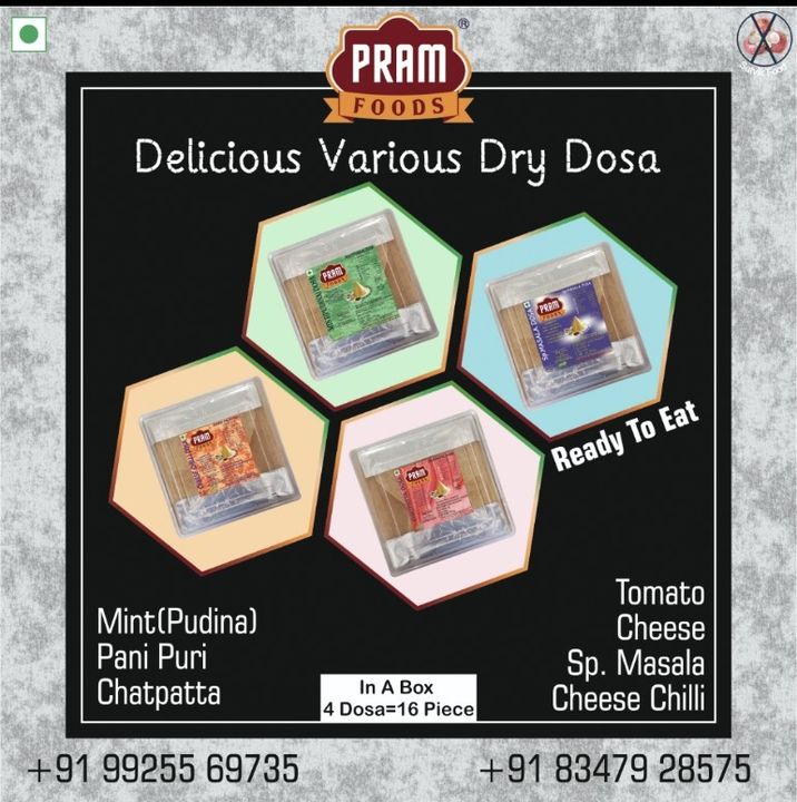 Dry dosa uploaded by Pram Foods on 11/1/2021
