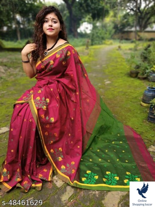 Cotton saree uploaded by business on 11/1/2021