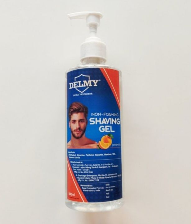 Delmy Non Foaming Shave Gel 500ml - Orange uploaded by business on 11/1/2021