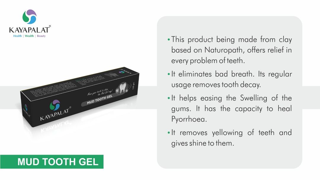 Mud Gel Toothpaste uploaded by Kayapalat Care on 11/1/2021