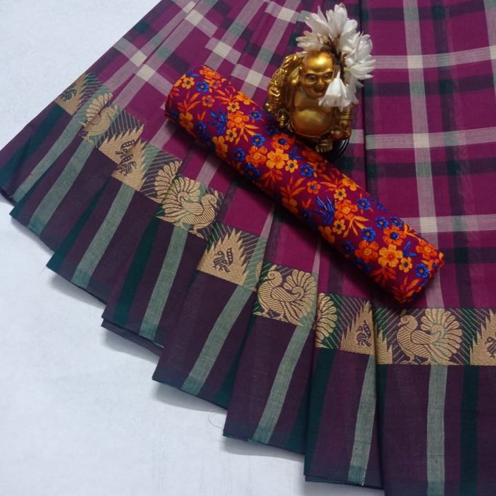Chettinadu cotton sarees  uploaded by Alpha And Omega Trendz on 11/2/2021