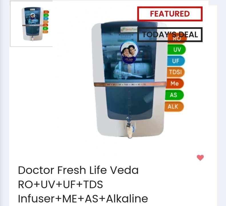 Dr fresh life veda uploaded by Water point on 11/2/2021