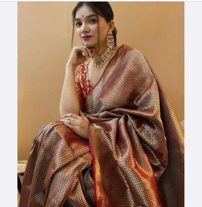 Chanderi handloom saree pure silk jaal all over work saree uploaded by Chanderi handloom saree pure silk on 11/2/2021