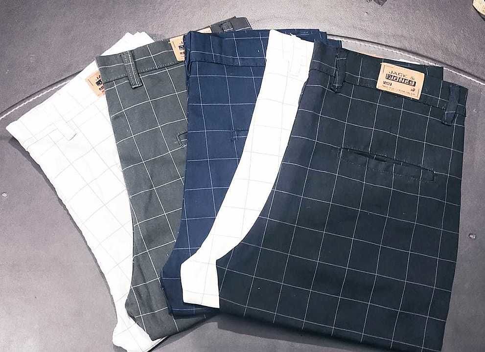 Havvy check cotton pant   ट्राउजर uploaded by business on 9/19/2020
