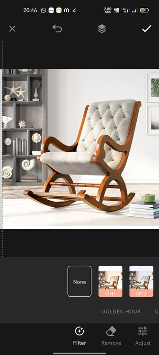 Rocking chair uploaded by business on 11/3/2021