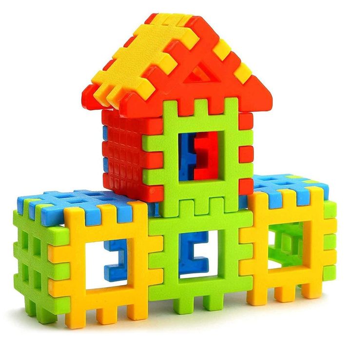 110 pcs Blocks House Multi Color Building Blocks With Smooth Rounded Edges (110pc Set)Q uploaded by ZR53 on 11/3/2021