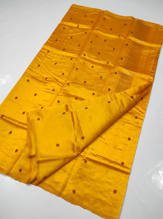 Available new pattu soft silk chanderi handloom saree uploaded by Chanderi handloom fabric on 11/3/2021